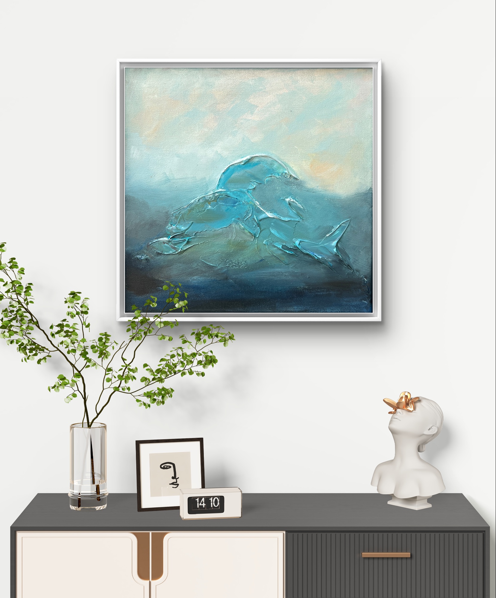 Abstract blue